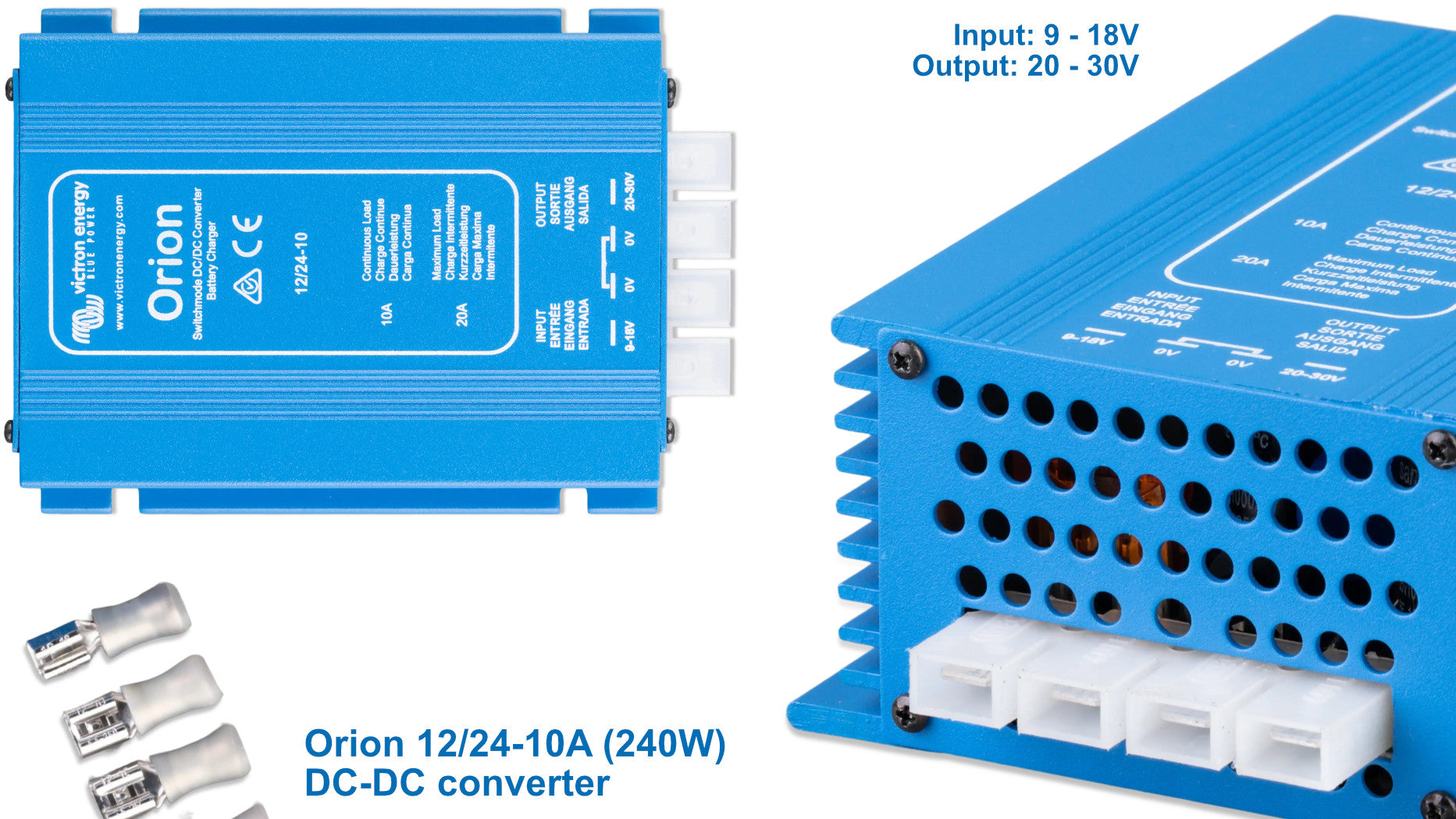 DC DC Converters: step up/down transformers for 12V, 24V & 48V DC-DC