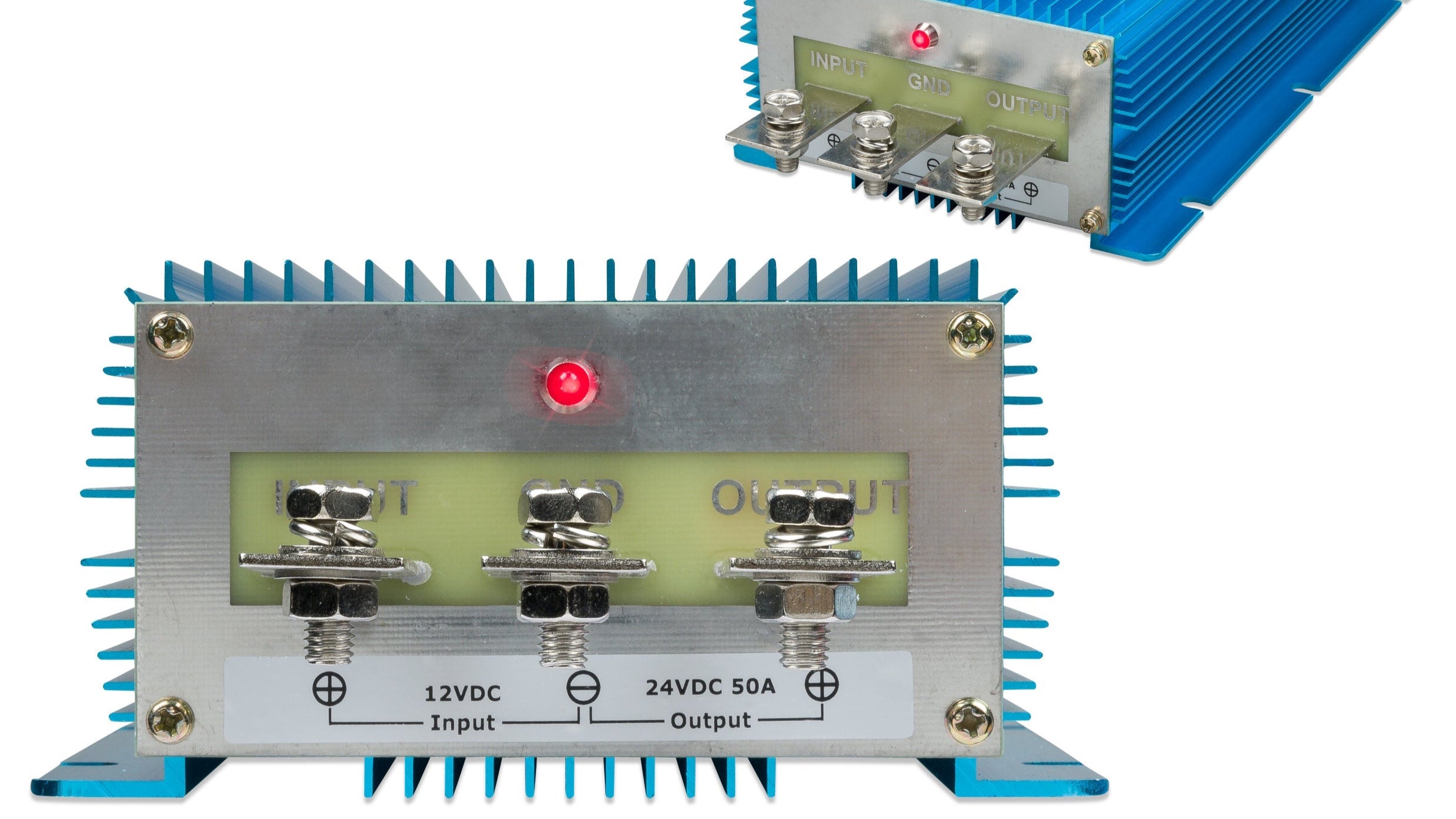 DC DC Converters: step up/down transformers for 12V, 24V & 48V DC-DC