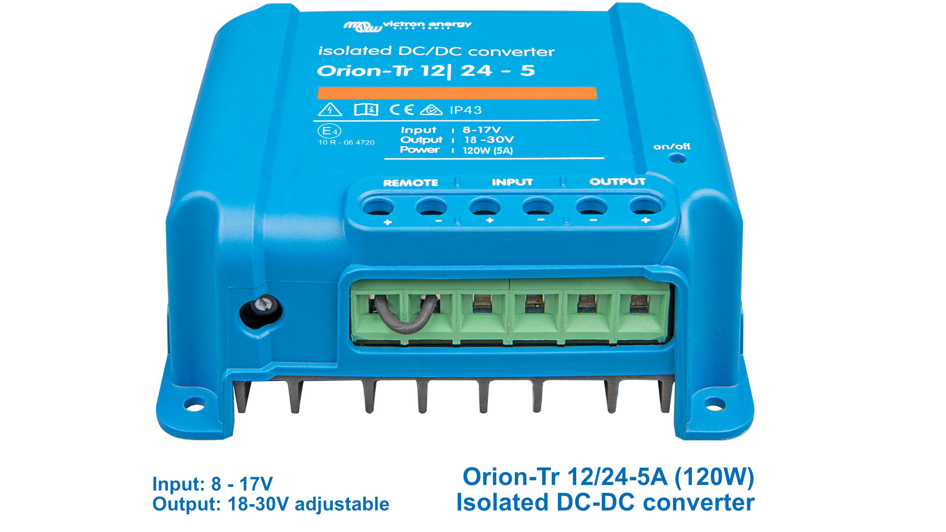 DC DC Converters: step up/down transformers for 12V, 24V & 48V DC-DC