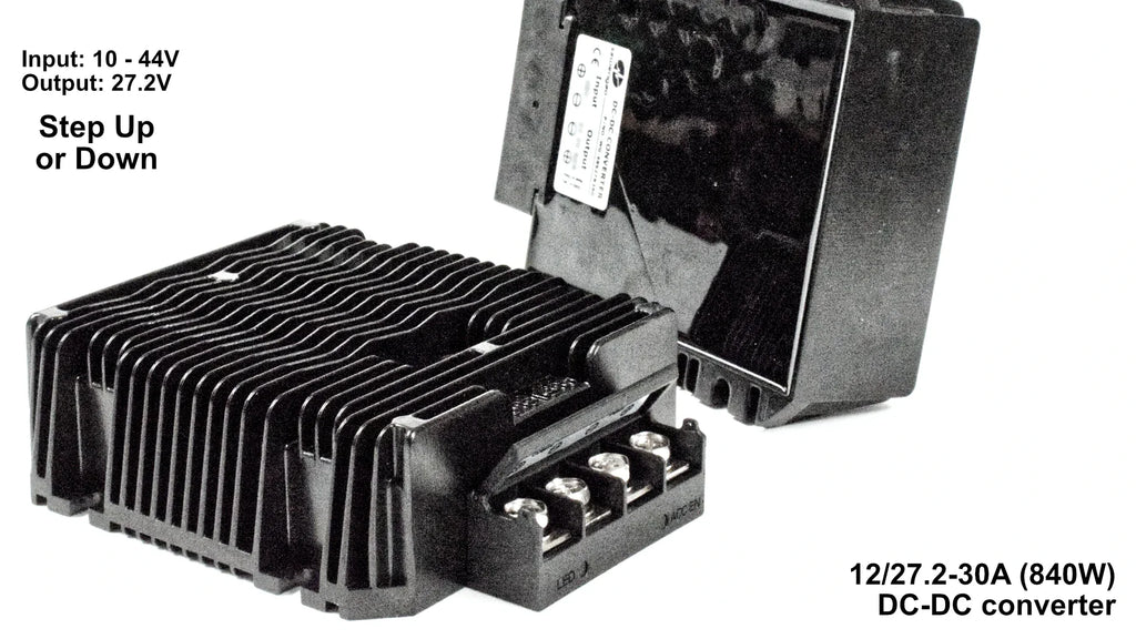 DC DC Converters: step up/down transformers for 12V, 24V & 48V DC-DC