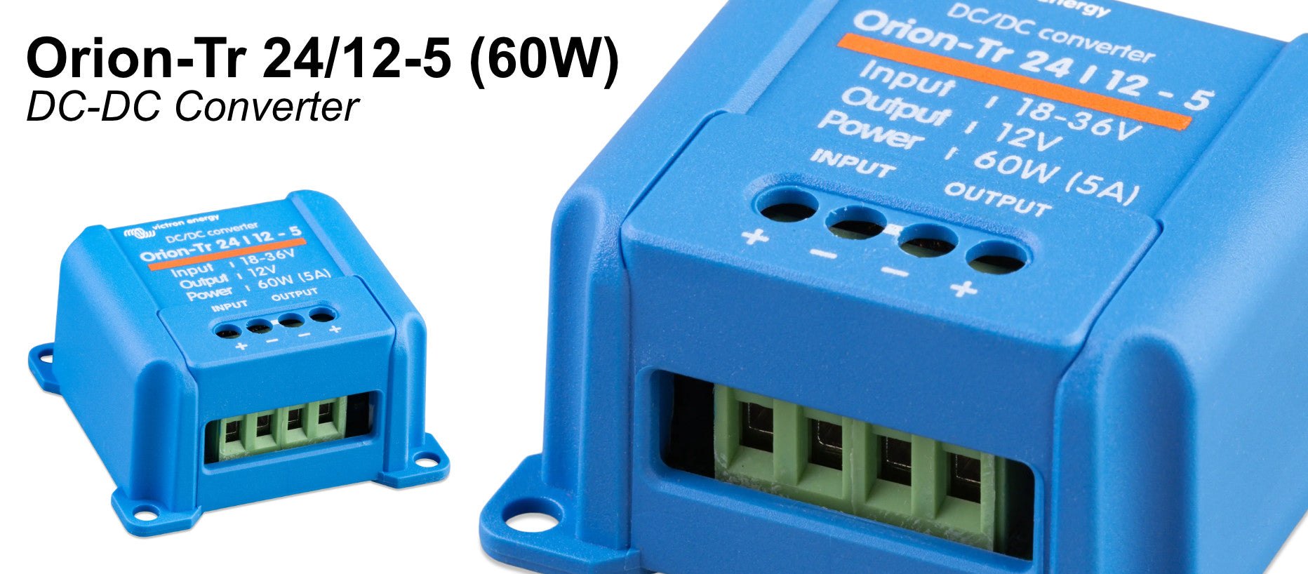 DC DC Converters: step up/down transformers for 12V, 24V & 48V DC-DC
