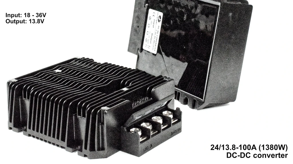 DC DC Converters: step up/down transformers for 12V, 24V & 48V DC-DC