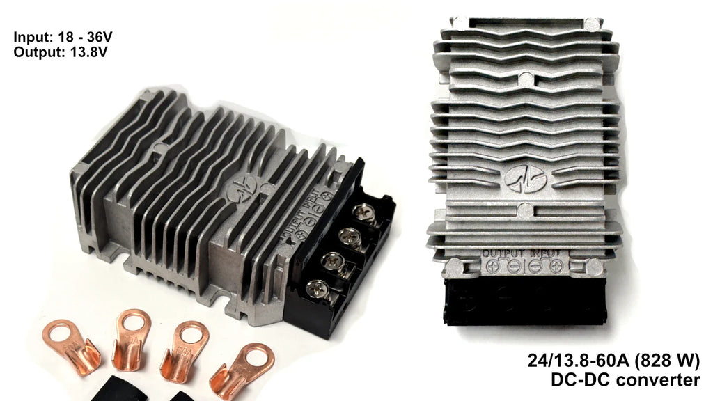 DC DC Converters: step up/down transformers for 12V, 24V & 48V DC-DC
