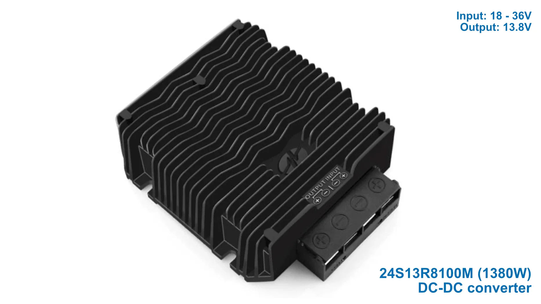 DC DC Converters: step up/down transformers for 12V, 24V & 48V DC-DC
