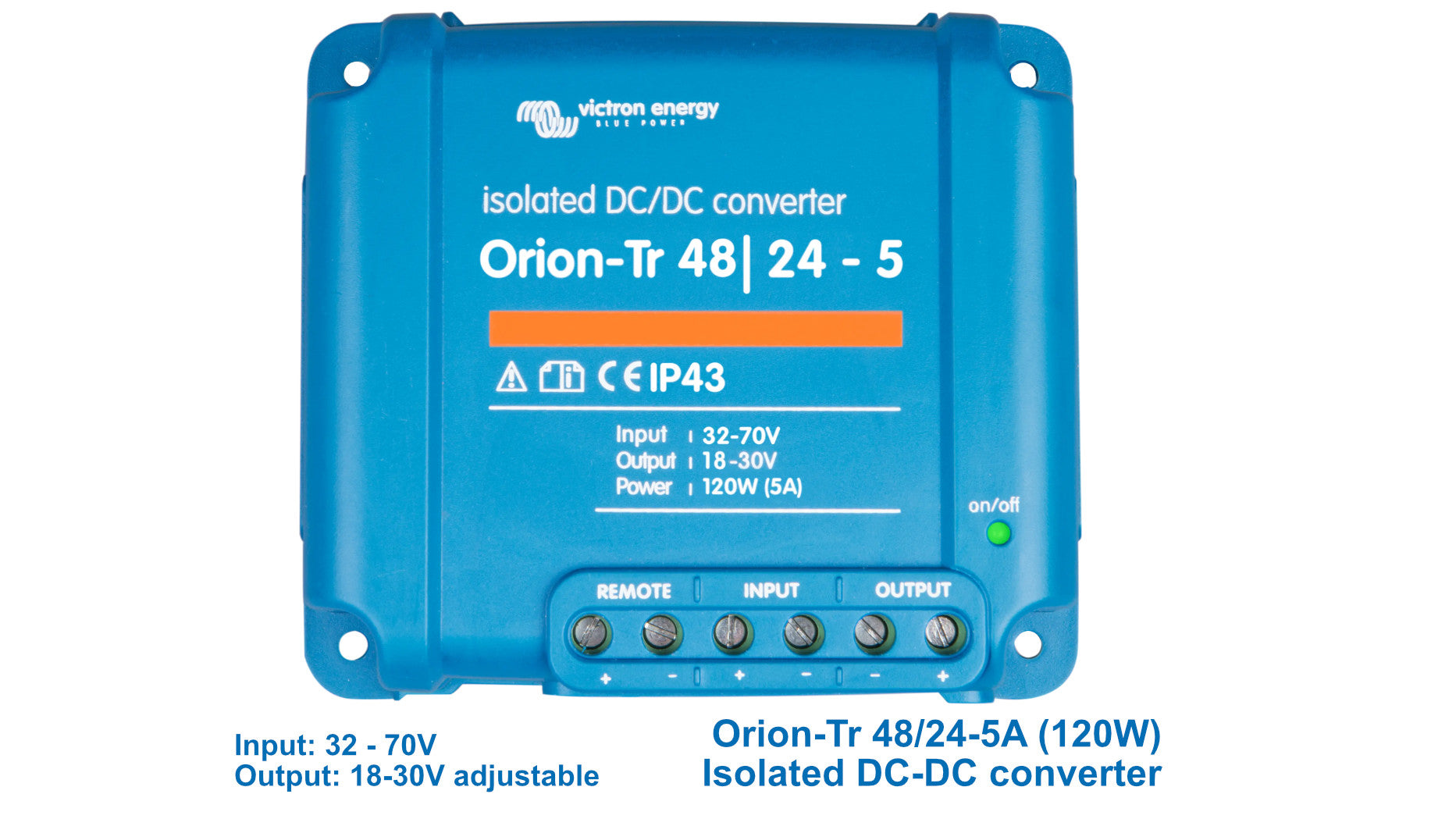 DC DC Converters: step up/down transformers for 12V, 24V & 48V DC-DC