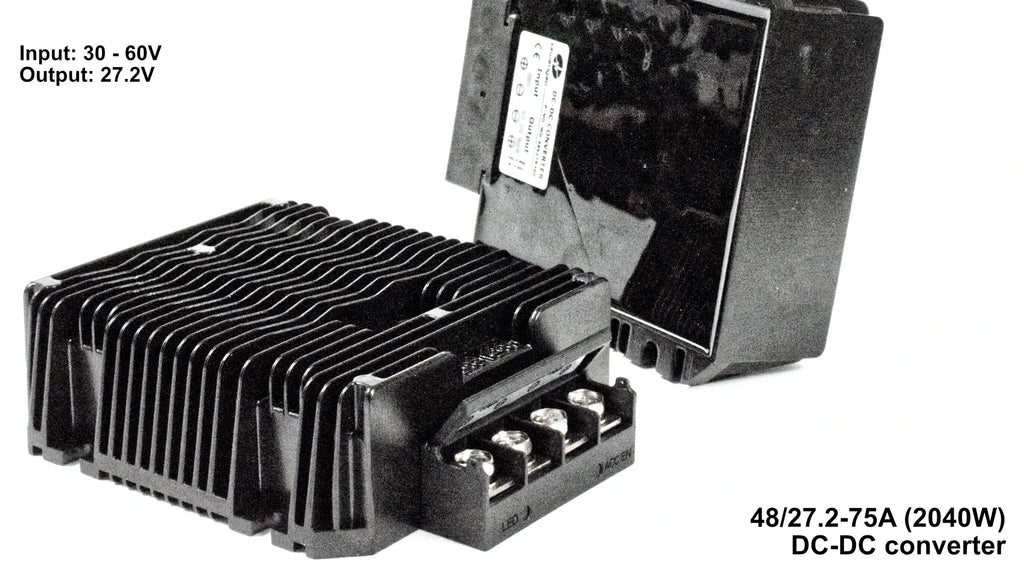 DC DC Converters: step up/down transformers for 12V, 24V & 48V DC-DC