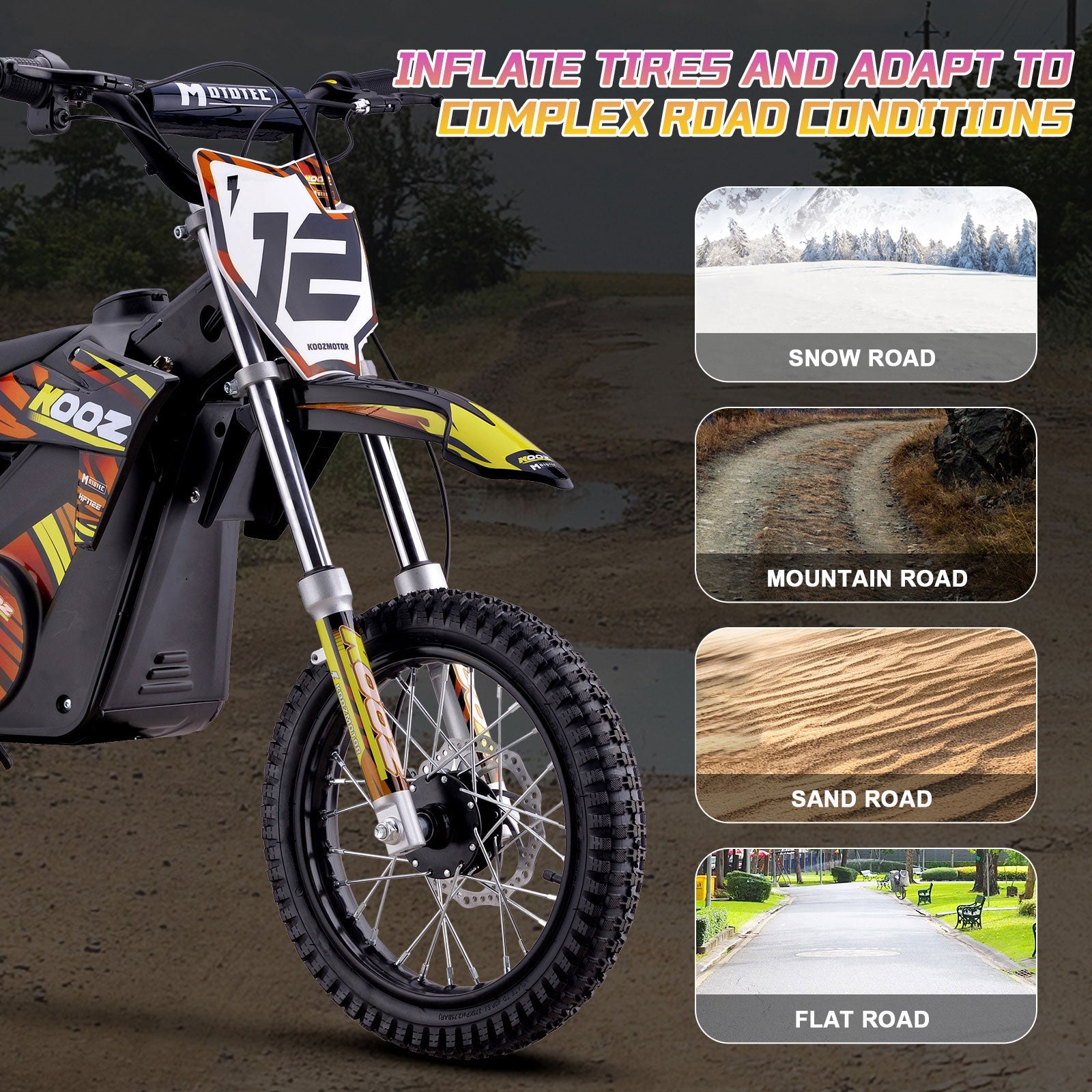 36V Lithium Mini Dirt Bike 1000W