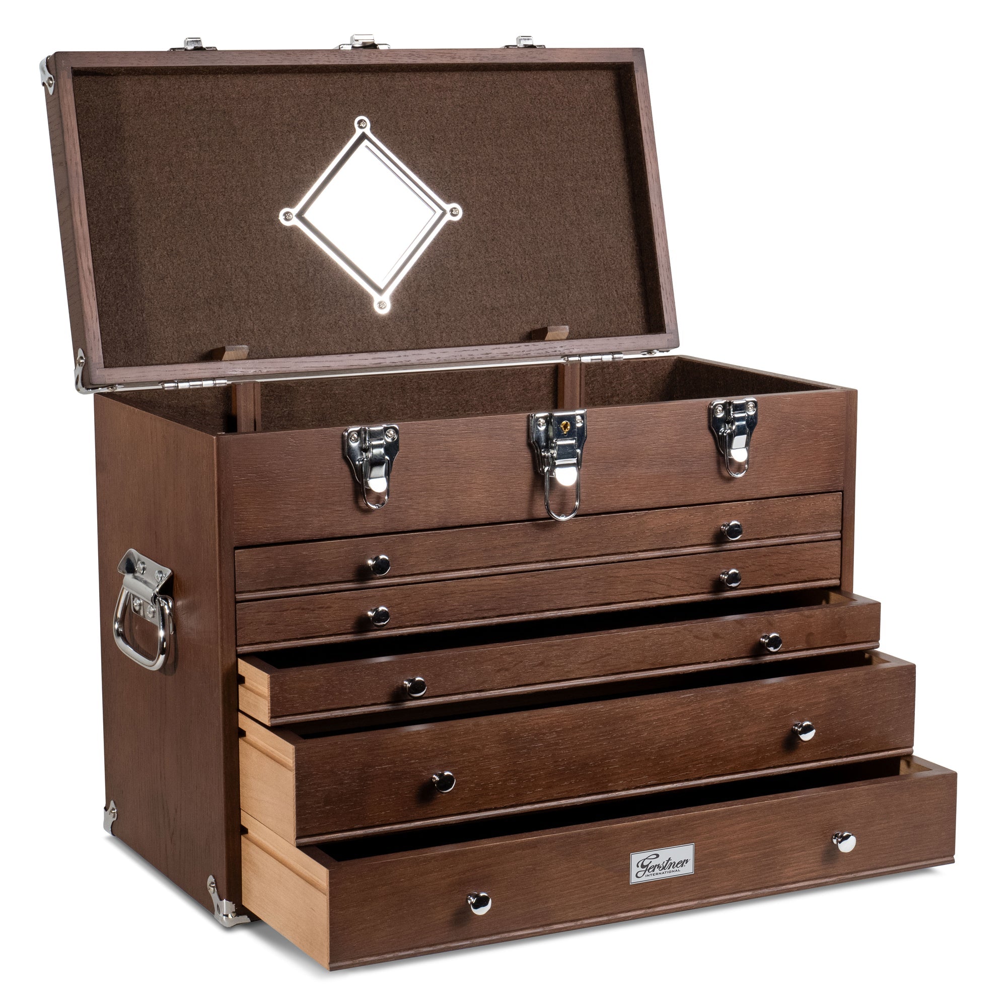 Dark Oak 5-Drawer Top Chest - Gerstner International, GI-T20-D