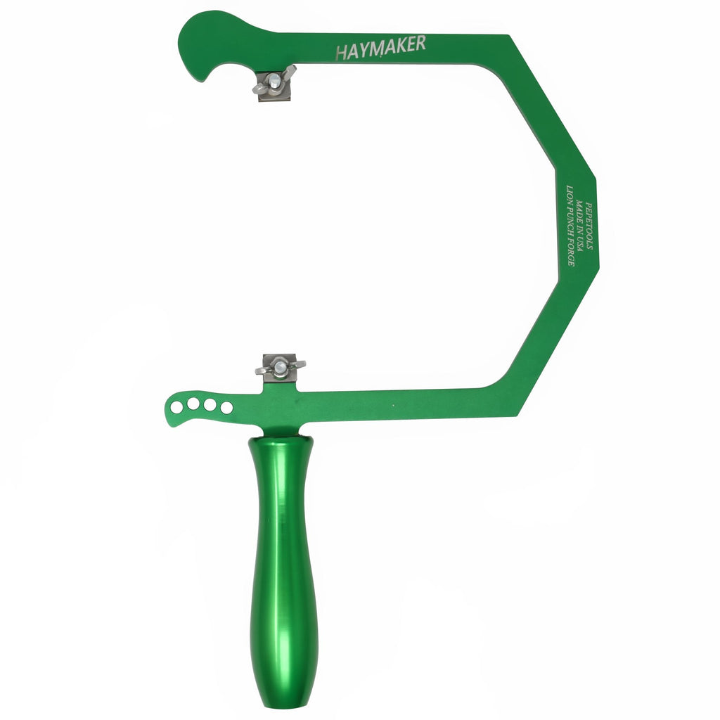 Green Haymaker Lion Punch Forge Saw