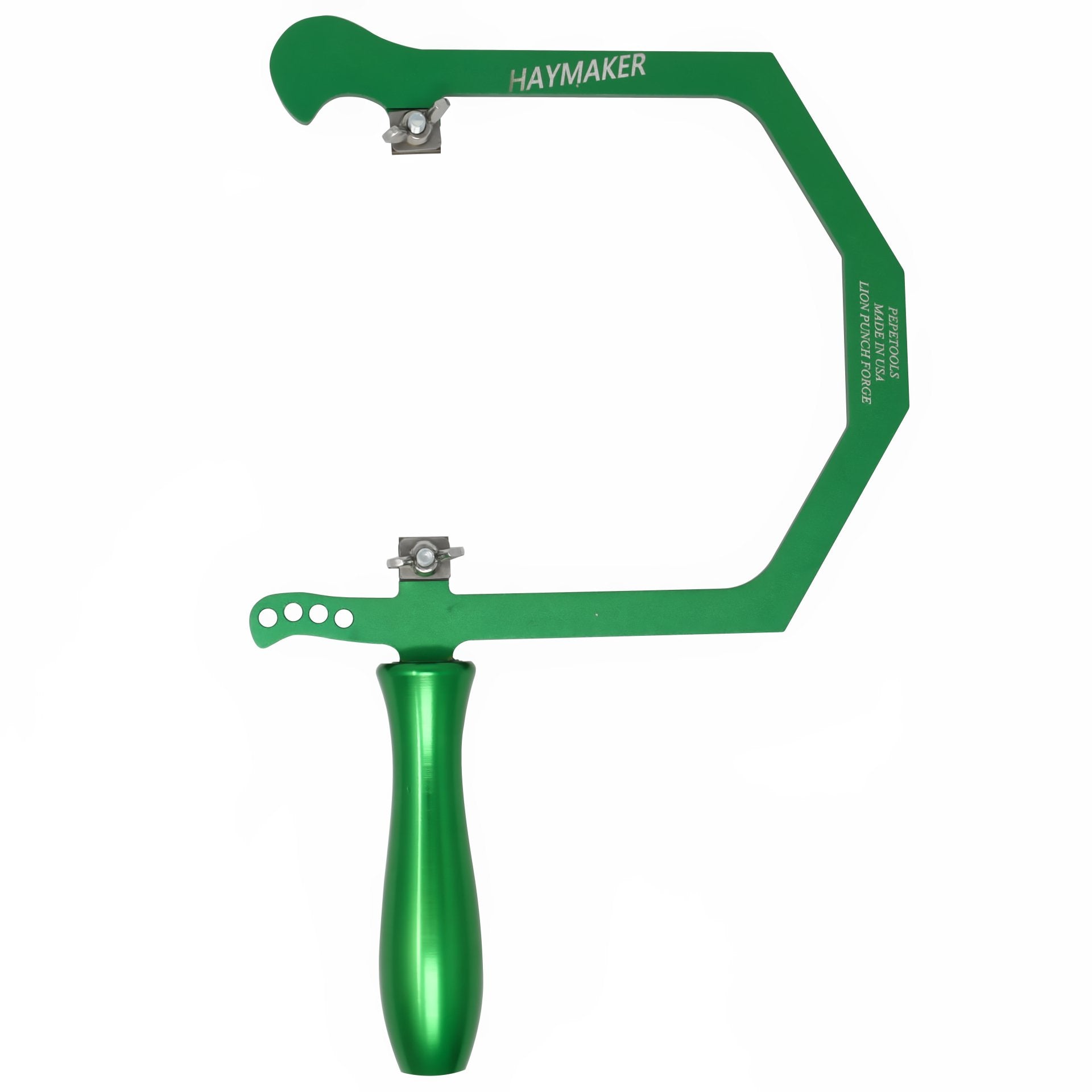 Green Haymaker Lion Punch Forge Saw