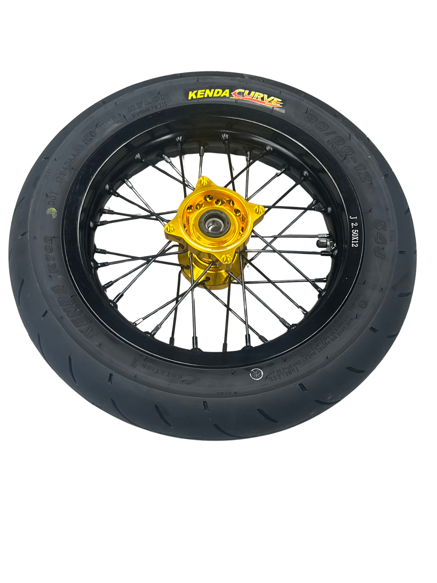 Razor MX or SX 12" Supermoto Wheel Kit with CNC Aluminum Hub