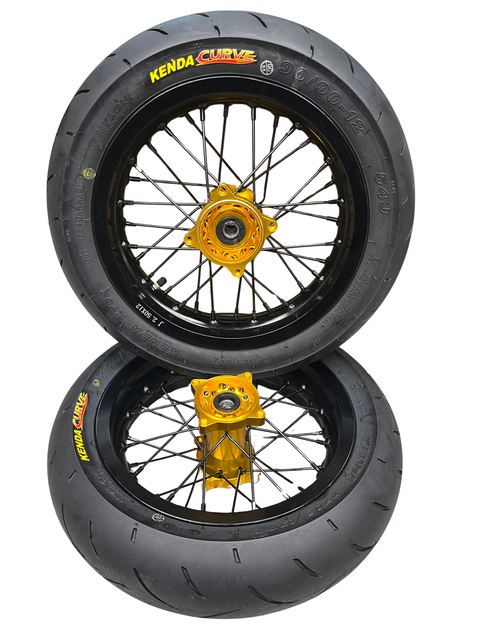 Razor MX or SX 12" Supermoto Wheel Kit with CNC Aluminum Hub