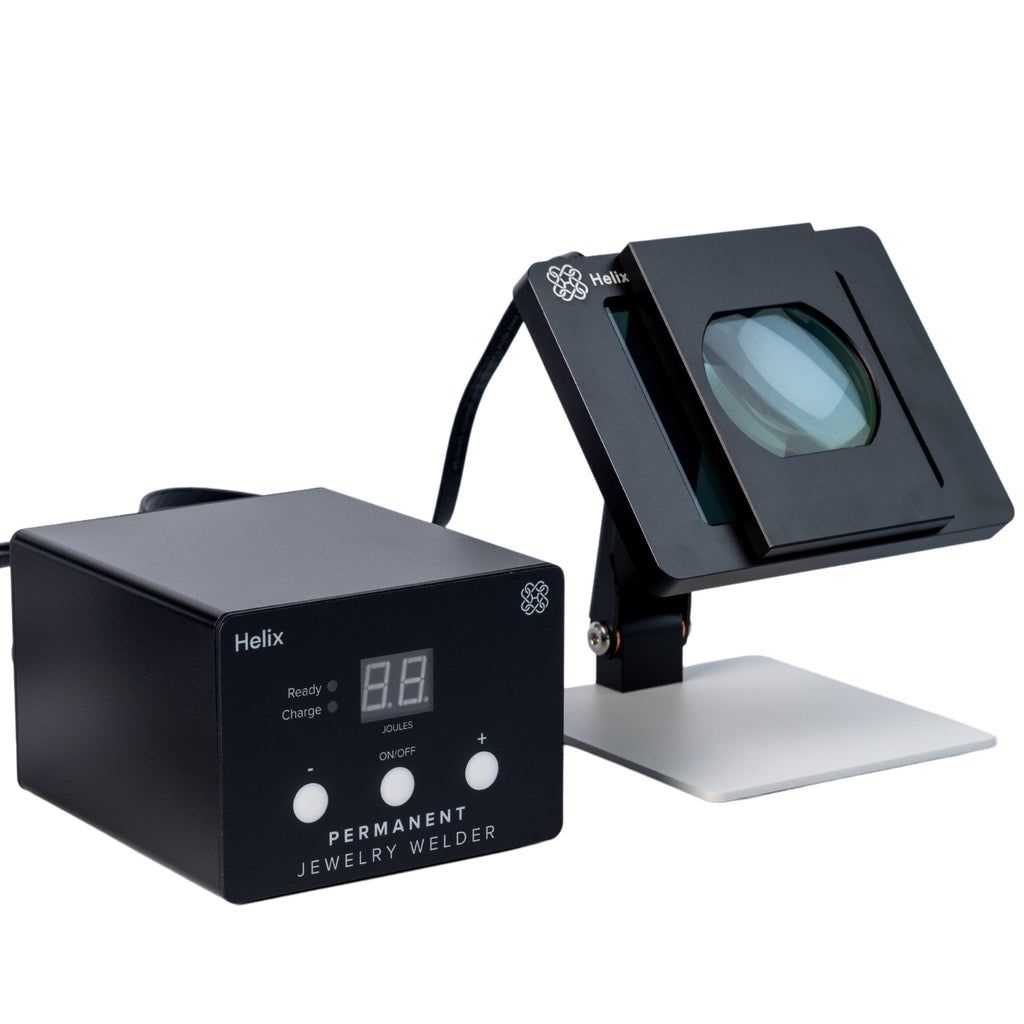 Auto Darkening Screen with Magnification, Foldable, for Permanent Jewelry Welders