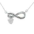 .04ct Diamond Cross Religious Pendant Sterling Silver