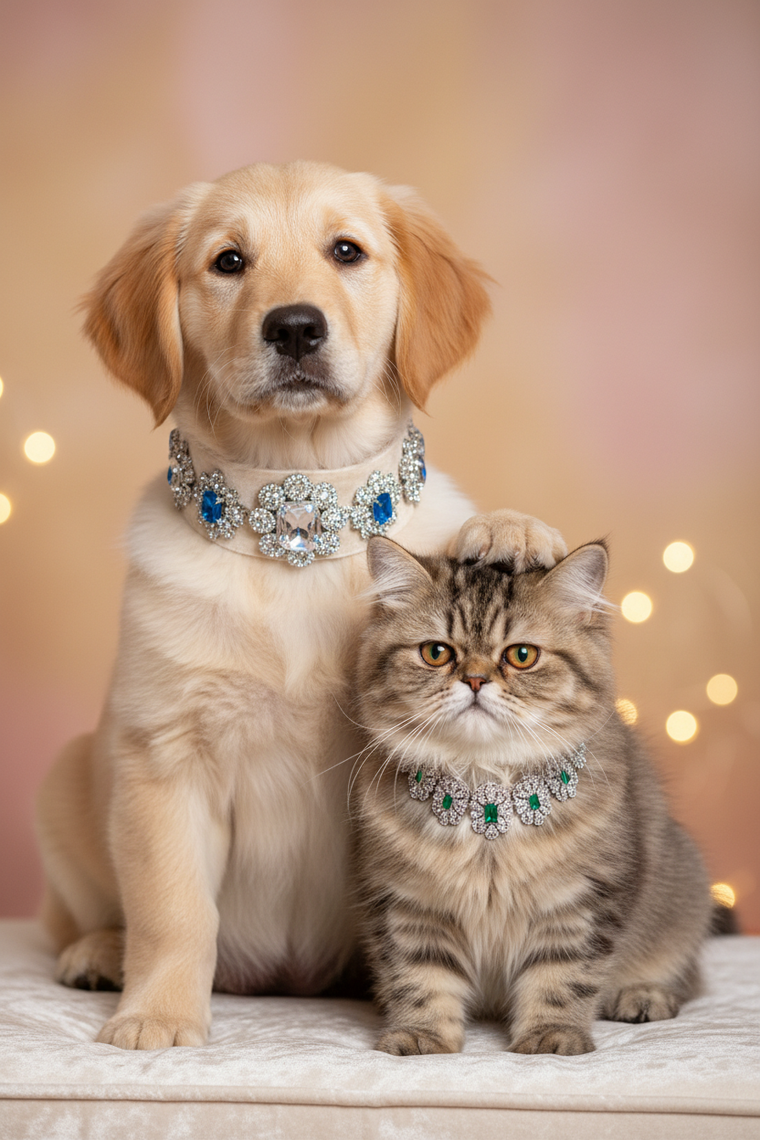 Joyería para mascotas con animales